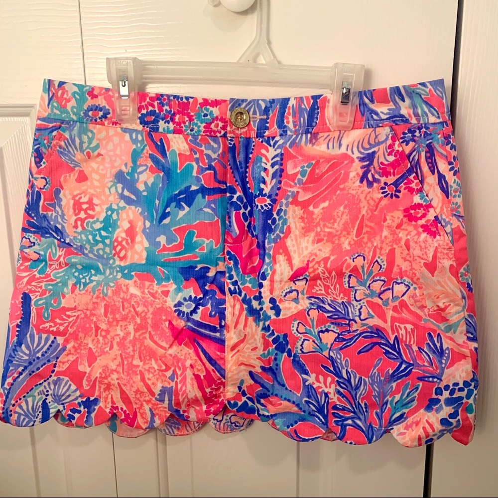Lilly Pulitzer Colette Scallop Hem Skort - Size 4